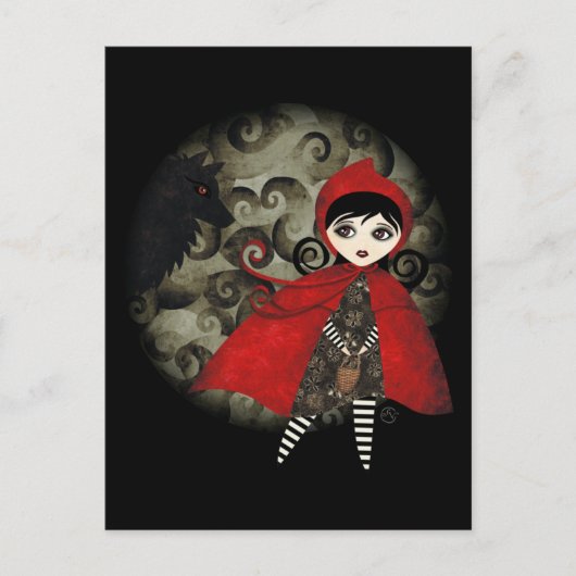 Little Red Capuccine Postcard Postkarte (Vorderseite)