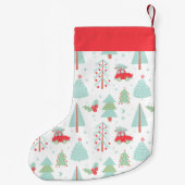 Little Red Car Weihnachtsbaum Strumpf Kleiner Weihnachtsstrumpf (Rückseite)