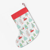 Little Red Car Weihnachtsbaum Strumpf Kleiner Weihnachtsstrumpf (Rückseite (Hängend))