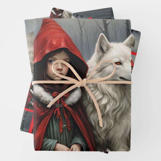 Little Red Christhmas Gift Geschenkpapier Set (Beispiel)