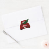 Little Red Christmas Tree Truck Stickers (Umschlag)