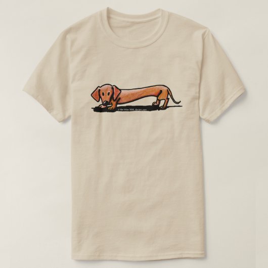 Little Red Dackel T - Shirt (Design vorne)