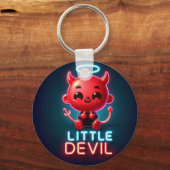 Little Red Devil Halloween Schlüsselanhänger (Vorderseite)