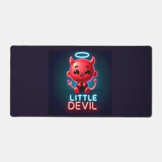 Little Red Devil Halloween Schreibtischunterlage (Vorderseite)