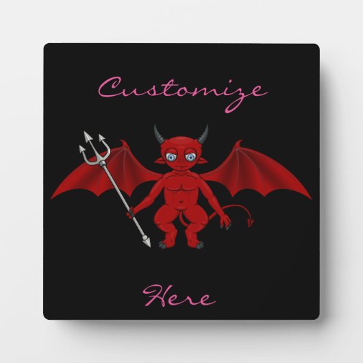 Little Red Devil Thunder_Cove Fotoplatte (Vorderseite)