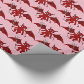 Little Red Devil Thunder_Cove Geschenkpapier (Ecke)