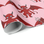 Little Red Devil Thunder_Cove Geschenkpapier (Rolleneckpunkt)