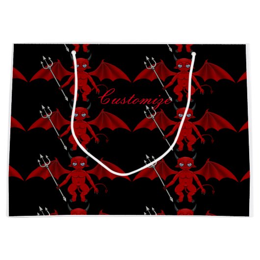 Little Red Devil Thunder_Cove Große Geschenktüte (Vorderseite)