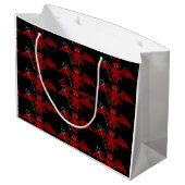 Little Red Devil Thunder_Cove Große Geschenktüte (Rückseite Schrägansicht)