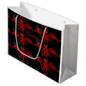 Little Red Devil Thunder_Cove Große Geschenktüte (Vorderseite Schrägansicht)