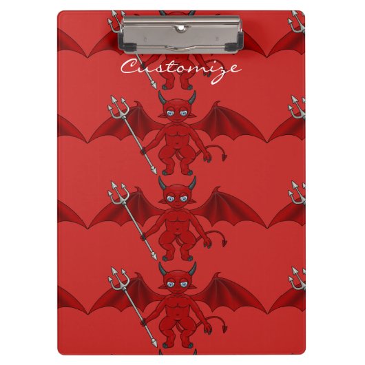 Little Red Devil Thunder_Cove Klemmbrett (Vorderseite)