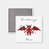 Little Red Devil Thunder_Cove Magnet (Vorderseite/Rückseite)