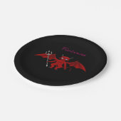 Little Red Devil Thunder_Cove Pappteller (Schrägansicht)