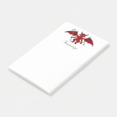 Little Red Devil Thunder_Cove Post-it Klebezettel (angewinkelt)