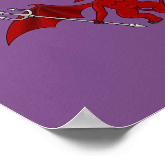 Little Red Devil Thunder_Cove Poster (Ecke)