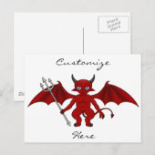Little Red Devil Thunder_Cove Postkarte (Vorne/Hinten)