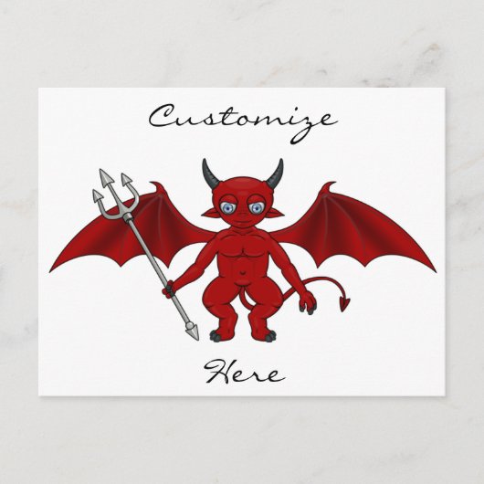 Little Red Devil Thunder_Cove Postkarte (Vorderseite)