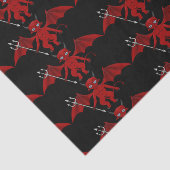 Little Red Devil Thunder_Cove Seidenpapier (Ausschnitt)