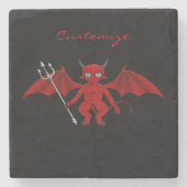 Little Red Devil Thunder_Cove Steinuntersetzer (Vorderseite)