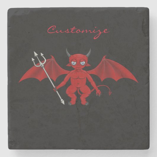 Little Red Devil Thunder_Cove Steinuntersetzer (Vorderseite)