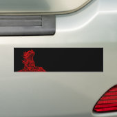 Little Red Dragon Autoaufkleber (Auf Auto)