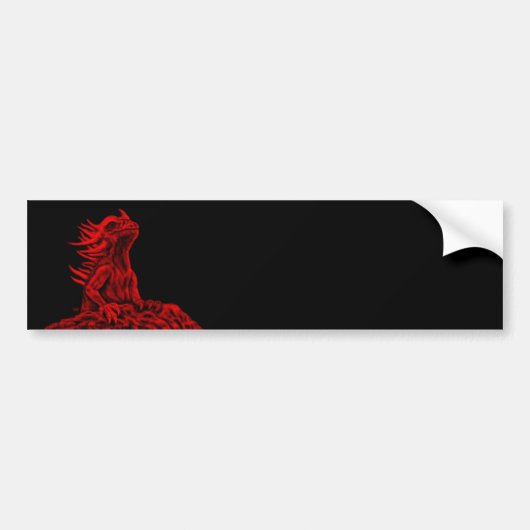Little Red Dragon Autoaufkleber (Vorne)