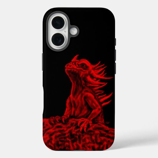 Little Red Dragon Case-Mate iPhone Hülle (Rückseite)