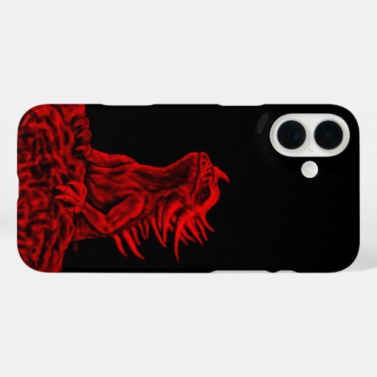 Little Red Dragon Case-Mate iPhone Hülle (Rückseite (Horizontal))