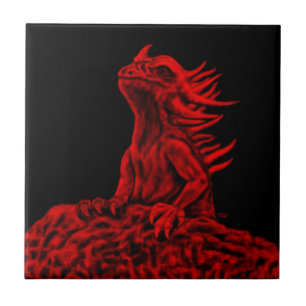 Little Red Dragon Fliese