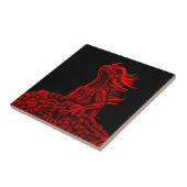 Little Red Dragon Fliese (Seite)