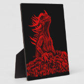 Little Red Dragon Fotoplatte (Seite)