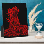 Little Red Dragon Fotoplatte (Seite)