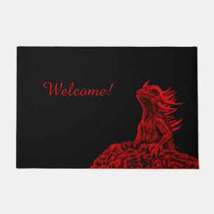 Little Red Dragon Fußmatte