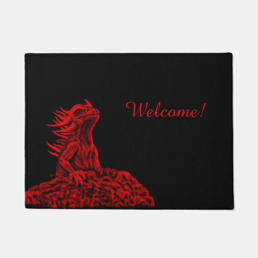 Little Red Dragon Fußmatte (Vorderseite)