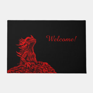 Little Red Dragon Fußmatte