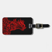 Little Red Dragon Gepäckanhänger (Vorderseite horizontal)