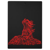 Little Red Dragon Klemmbrett (Rückseite)