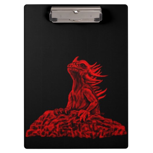 Little Red Dragon Klemmbrett (Vorderseite)