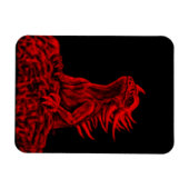Little Red Dragon Magnet (Horizontal)