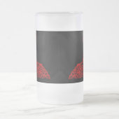 Little Red Dragon Mattglas Bierglas (Mittel)