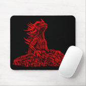Little Red Dragon Mousepad (Mit Mouse)