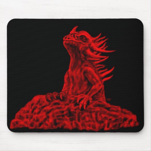 Little Red Dragon Mousepad (Vorne)