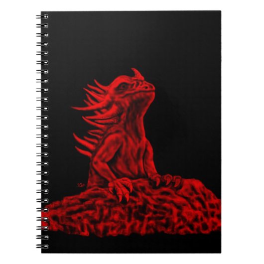 Little Red Dragon Notizblock (Vorderseite)
