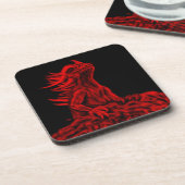 Little Red Dragon Untersetzer (Linke Seite)