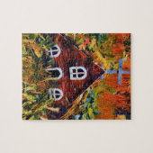 Little Red Fairy House Puzzle (Horizontal)