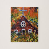 Little Red Fairy House Puzzle (Vertikal)