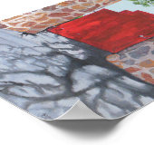 Little Red Gate Poster (Ecke)