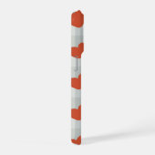 Little red hearts cozy gingham pattern Preppy iPhone Hülle (Rechte Seite)