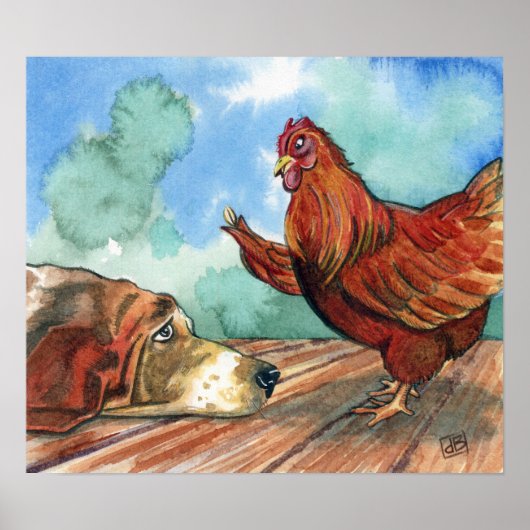 Little Red Hen Poster (Vorne)