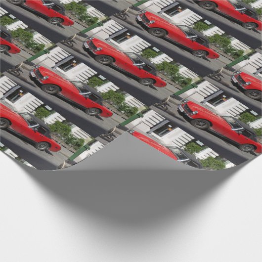 Little Red MG Geschenkpapier (Ecke)